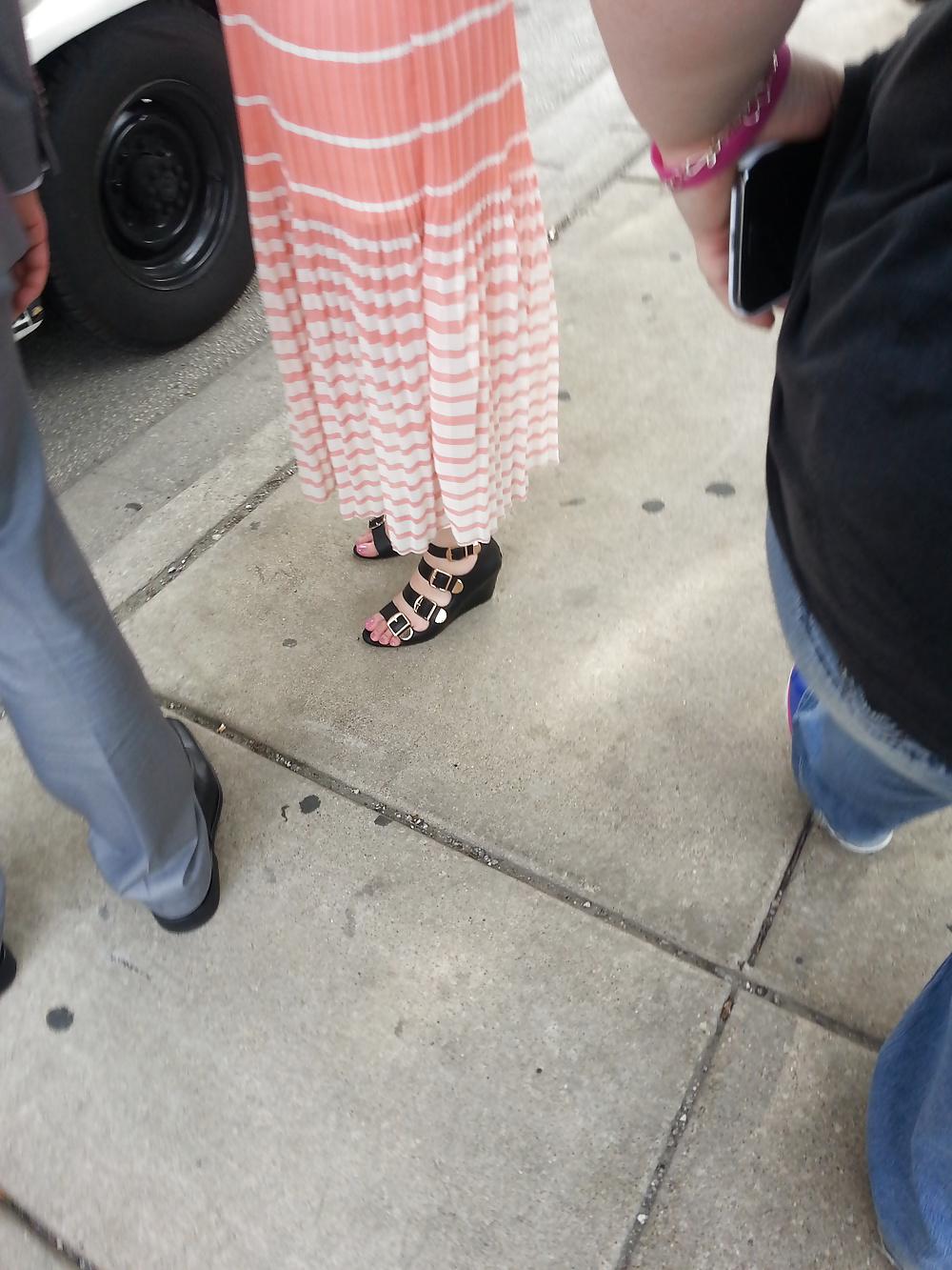 10P Sneaky feet on my vacation chicago new york dc 3