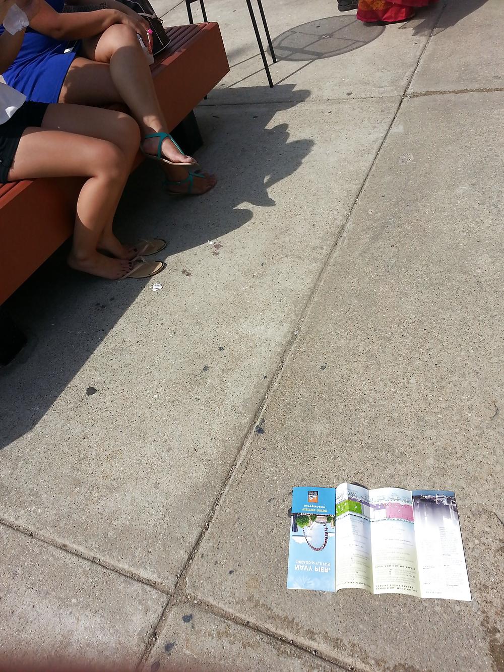 10P Sneaky feet on my vacation chicago new york dc 3