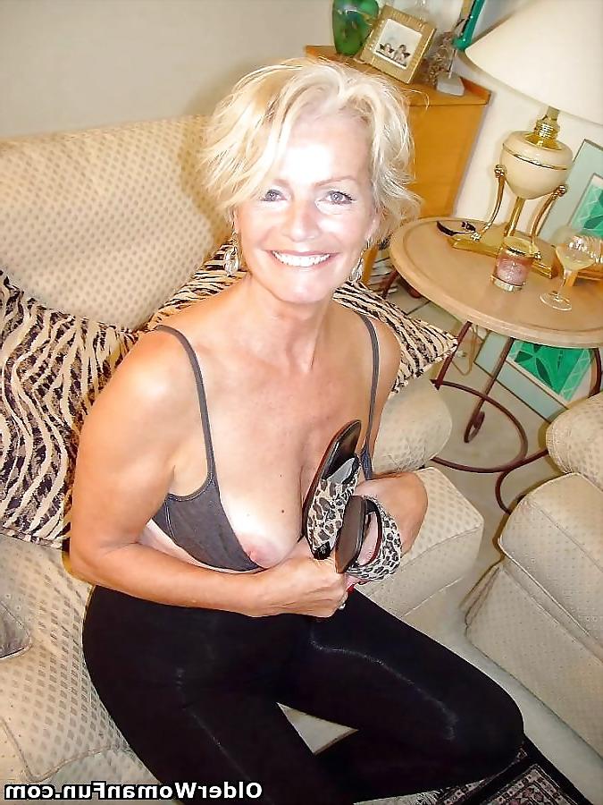 15P 60 year old granny Justine from OlderWomanFun