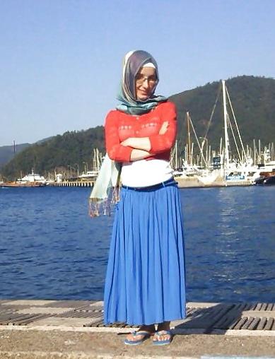 25P Turkish turbanli arab hijab