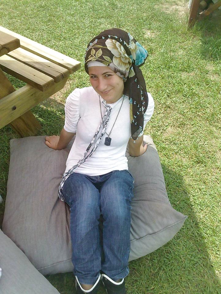 25P Turkish turbanli arab hijab