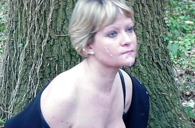 25P Bukkake de florence dans les bois