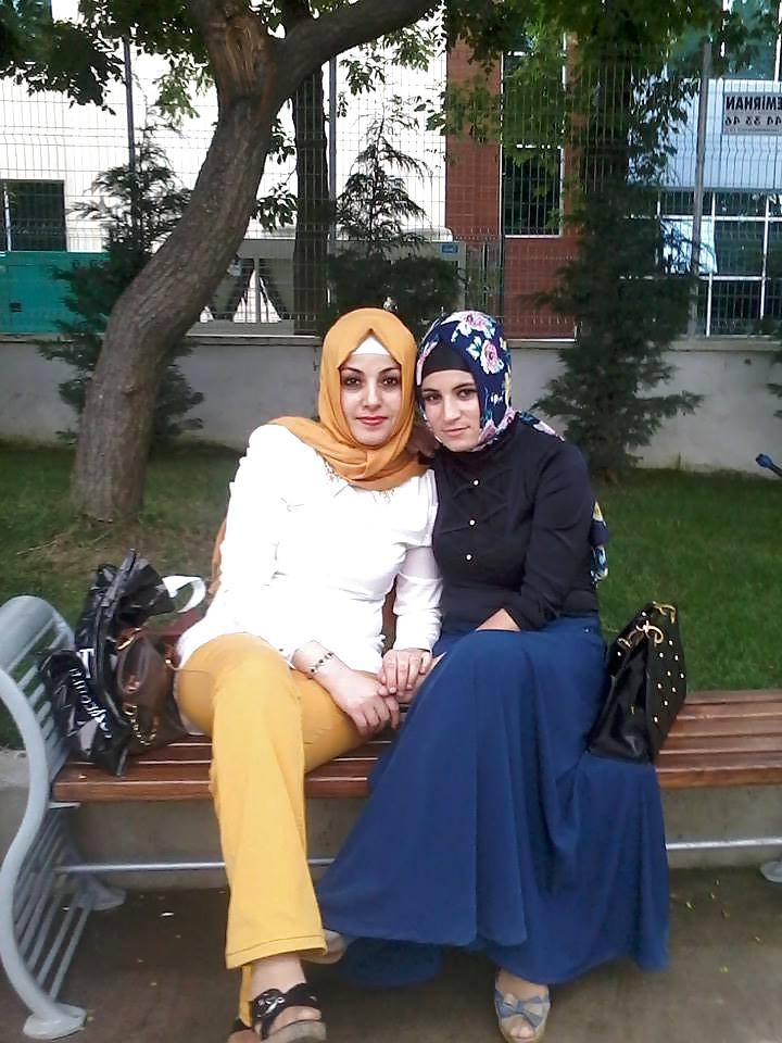 14P Turkish turbanli arab hijab