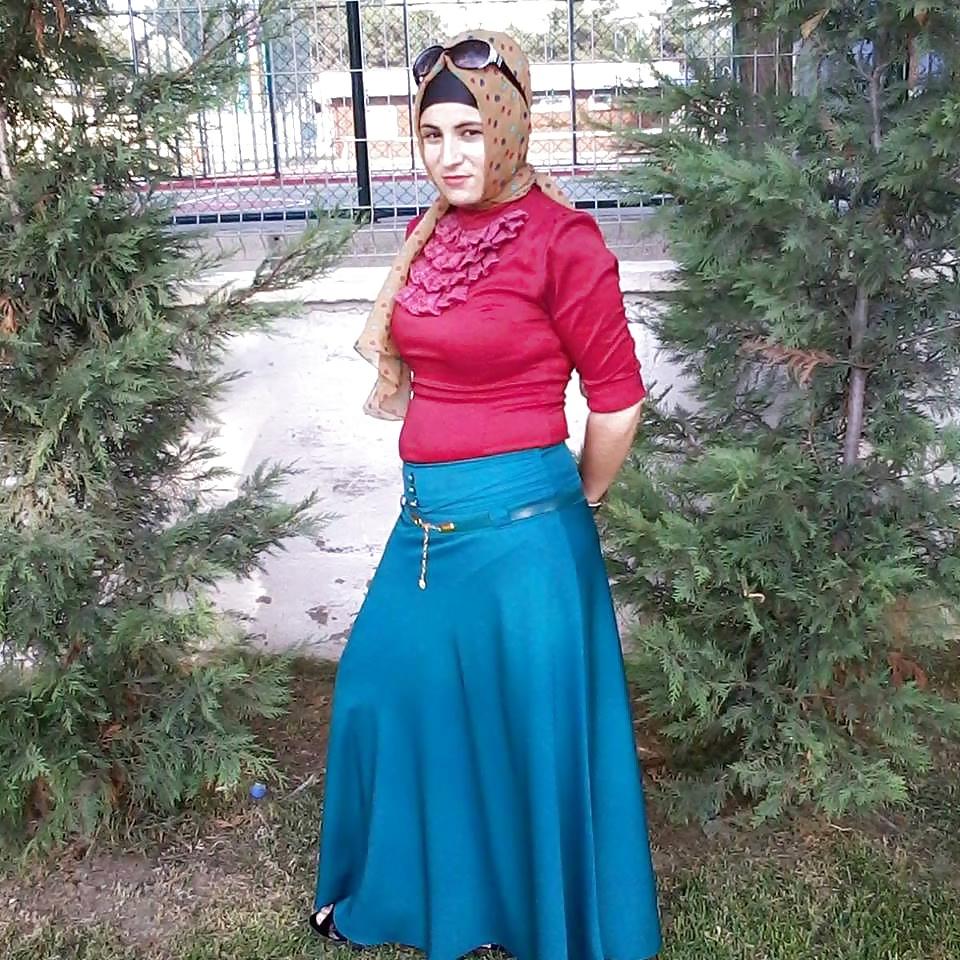 14P Turkish turbanli arab hijab