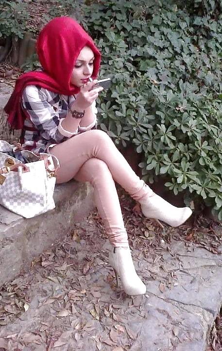 14P Turkish turbanli arab hijab
