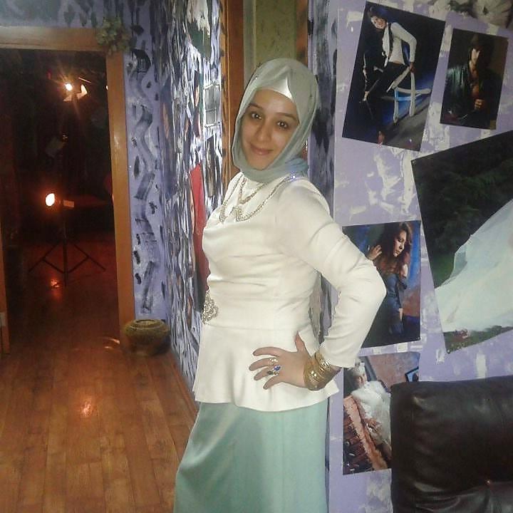 14P Turkish turbanli arab hijab