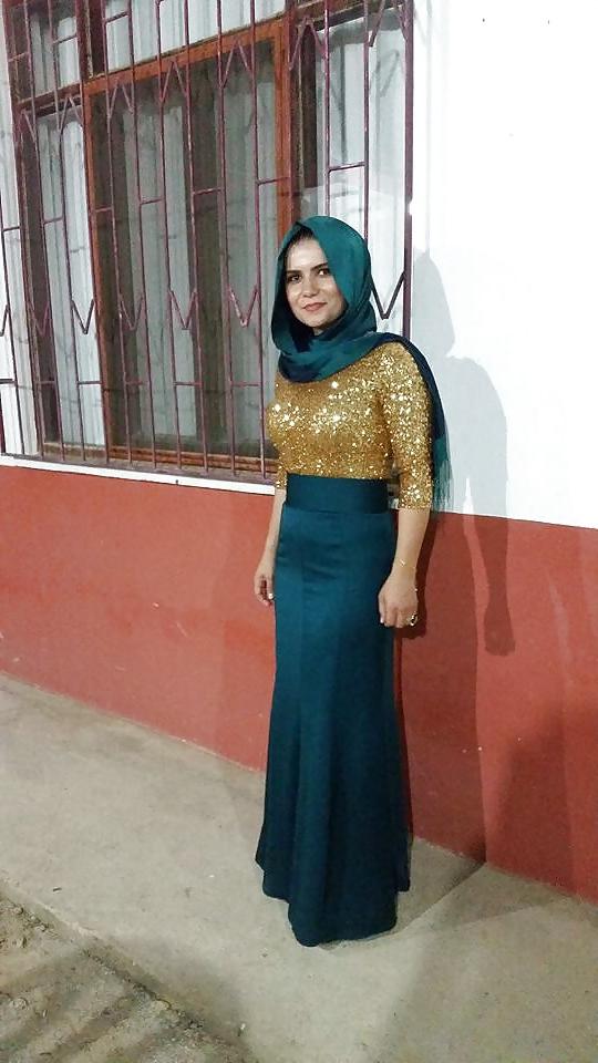 14P Turkish turbanli arab hijab