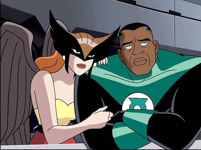 25P Green lantern & Hawkgirl + vixen