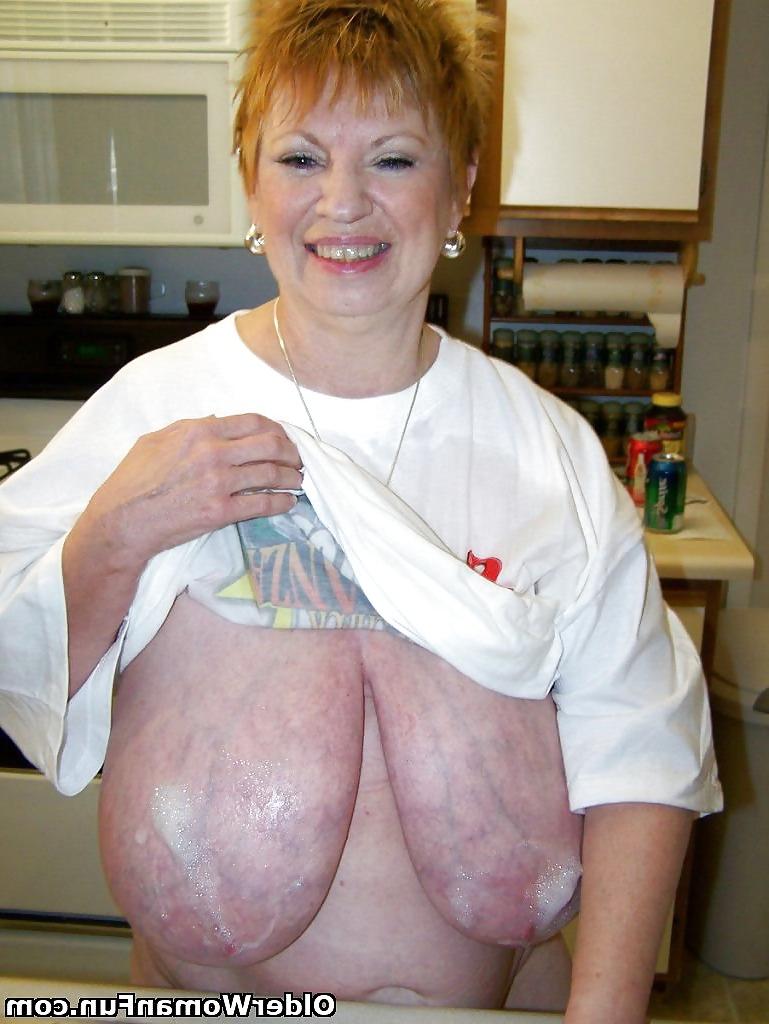 16P 63 year old granny Dagny from OlderWomanFun