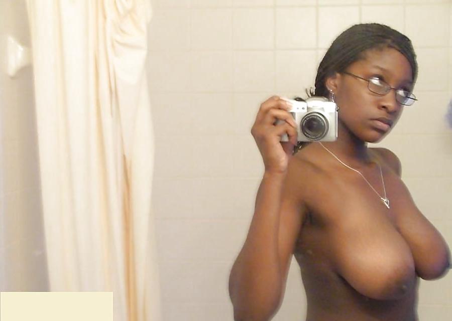 25P Ebony Teen Self Shots 4