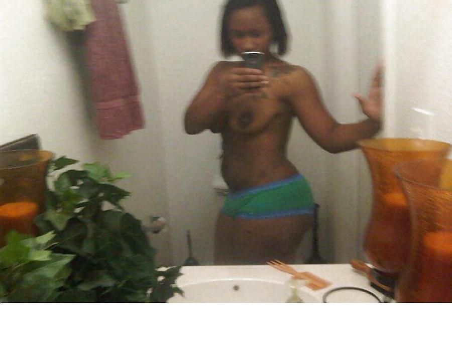 25P Ebony Teen Self Shots 4
