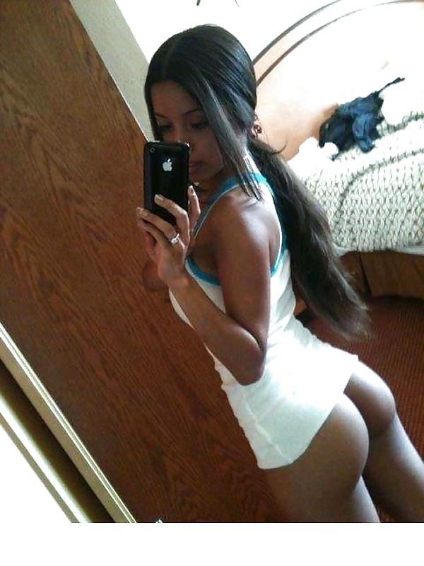25P Ebony Teen Self Shots 4
