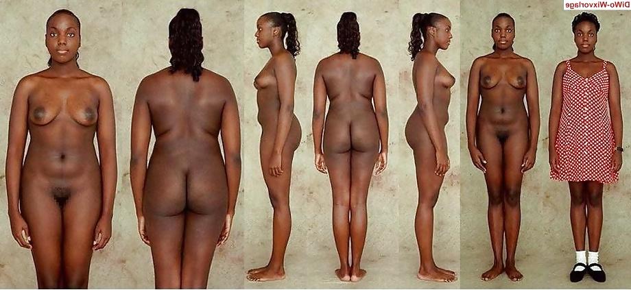 6P Clothed and Nude 8 Ebony Women 