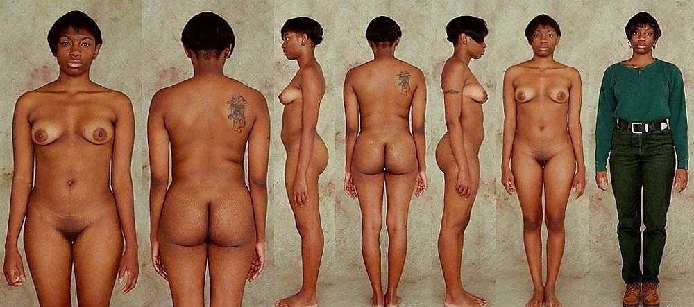 6P Clothed and Nude 8 Ebony Women 