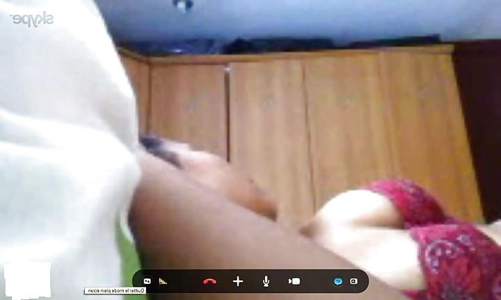19P Asian maid skype 