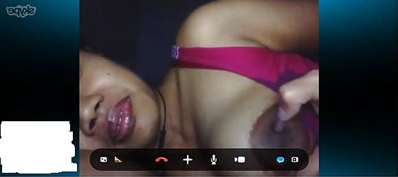 19P Asian maid skype 