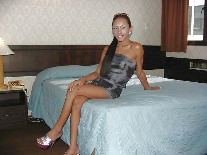19P Bangkok Ladyboy Yuan - very skinny