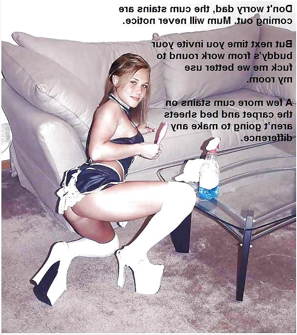 8P Captions for Teen Whores and slut daughter