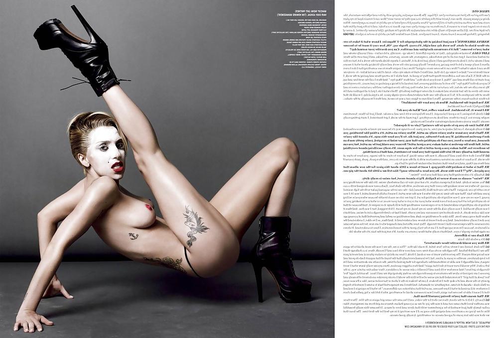 19P Lady Gaga Nude in V Magazine HQ Scans (CCM)