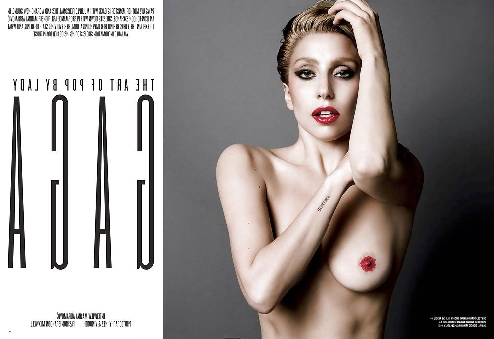 19P Lady Gaga Nude in V Magazine HQ Scans (CCM)