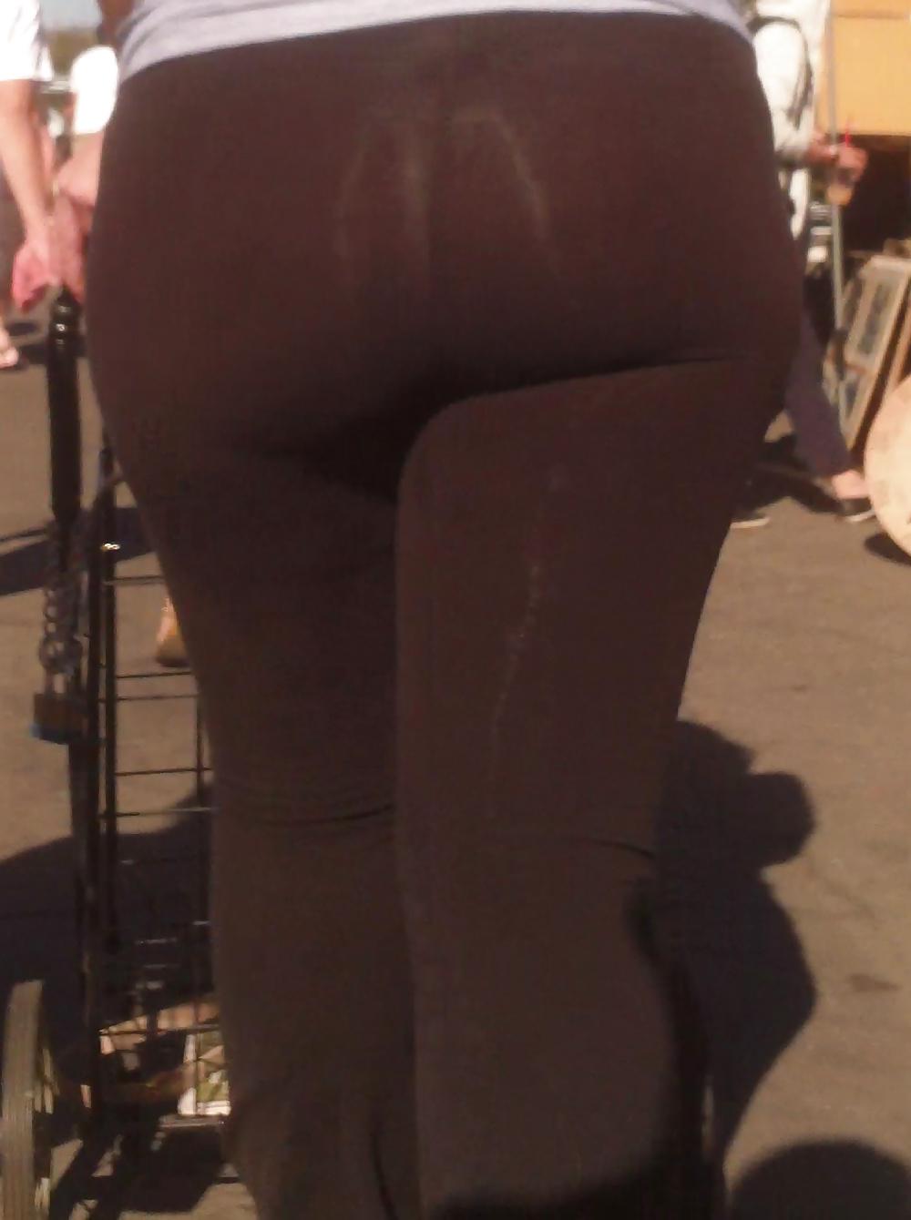 25P Big tight teen spandex butt & ass 