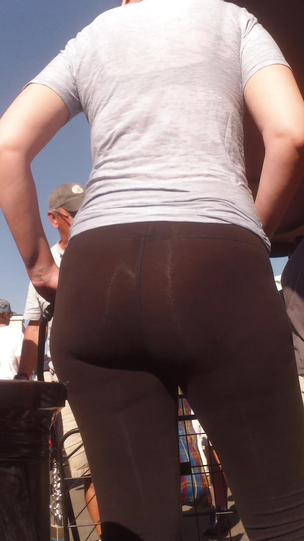 25P Big tight teen spandex butt & ass 