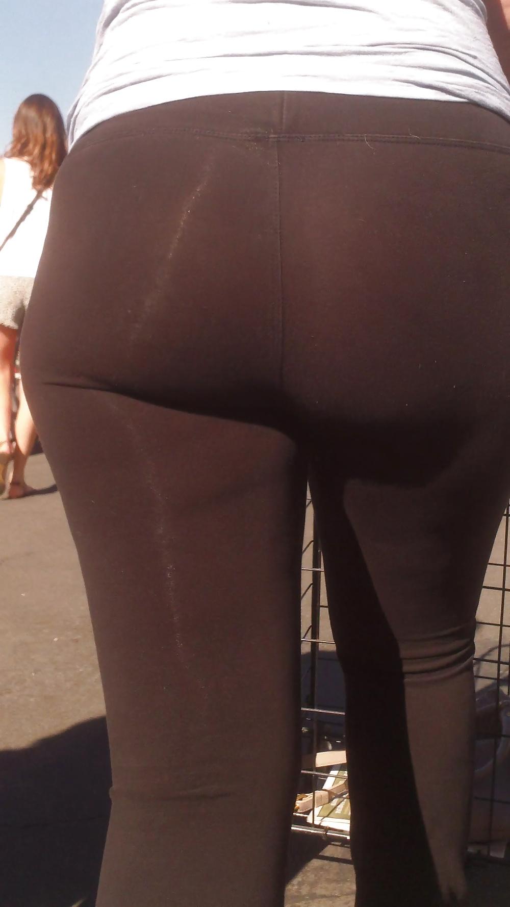 25P Big tight teen spandex butt & ass 
