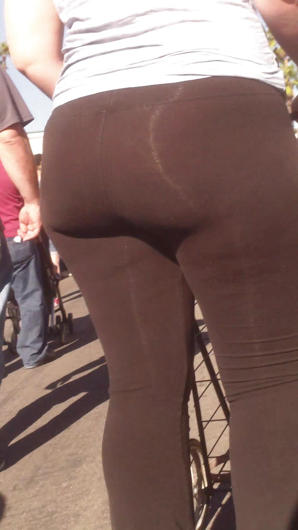 25P Big tight teen spandex butt & ass 