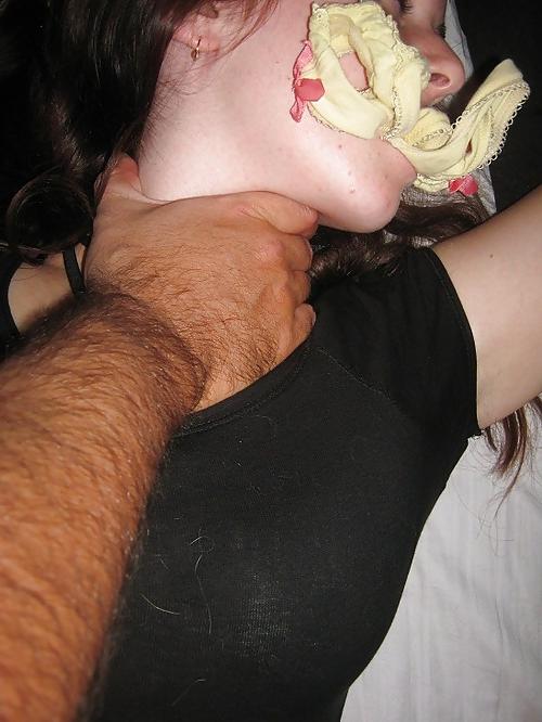 25P Panties in mouth