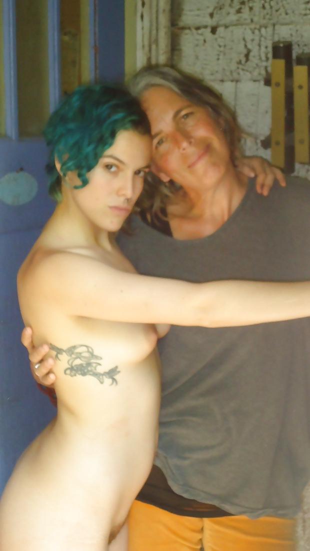 25P Clothed female naked female8