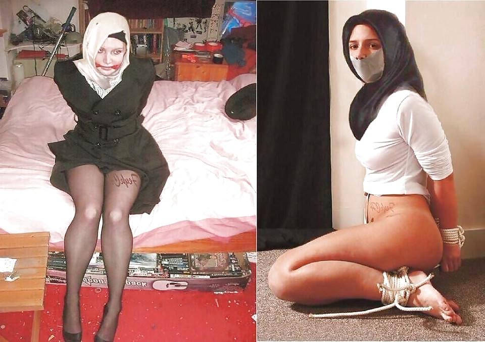 10P Turkish turbanli arab hijab