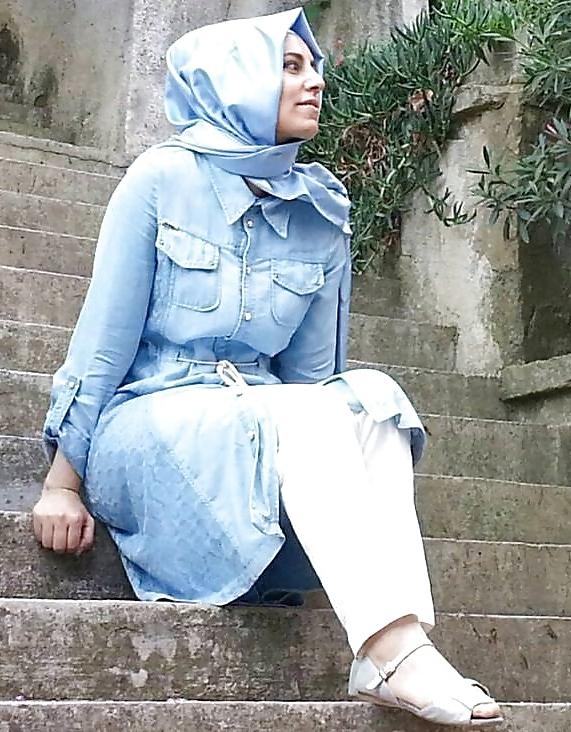 25P Turkish turbanli arab hijab