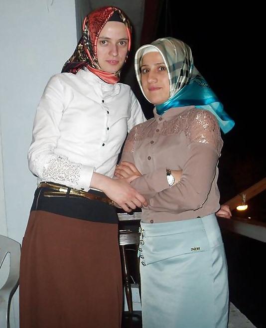 25P Turkish turbanli arab hijab