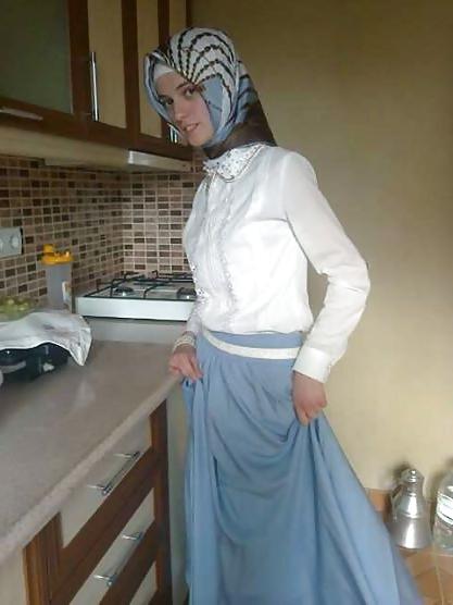 25P Turkish turbanli arab hijab