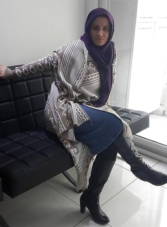 25P Turkish turbanli arab hijab