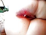 6P My Big Ass Wife Exposes Her Shaved Butt Hole