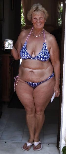 22P Granny bikini yes