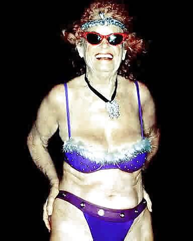 22P Granny bikini yes
