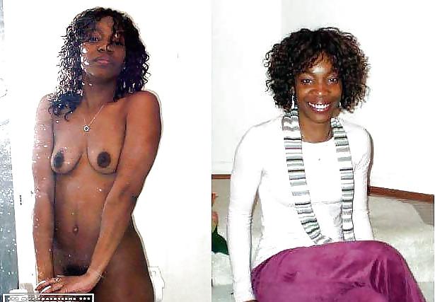 15P Clothed and Nude 9 Ebony Women