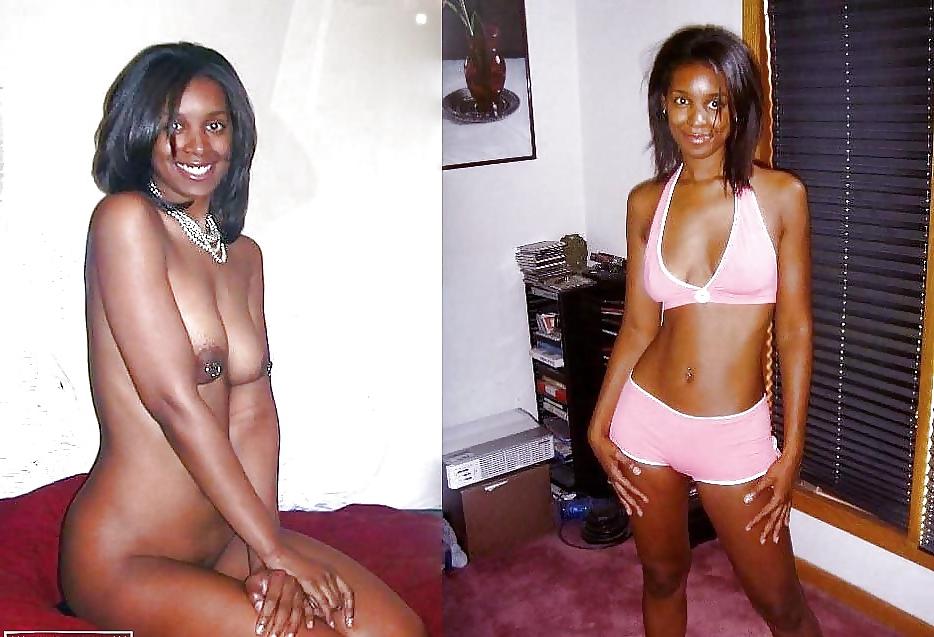 15P Clothed and Nude 9 Ebony Women