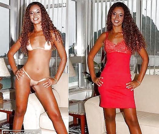 15P Clothed and Nude 9 Ebony Women