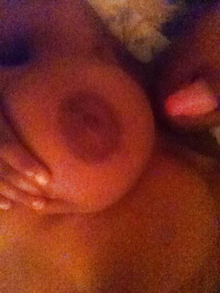 13P 18 year old Black girl shows her 36DDD tits