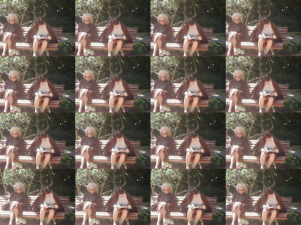 5P Granny upskirt