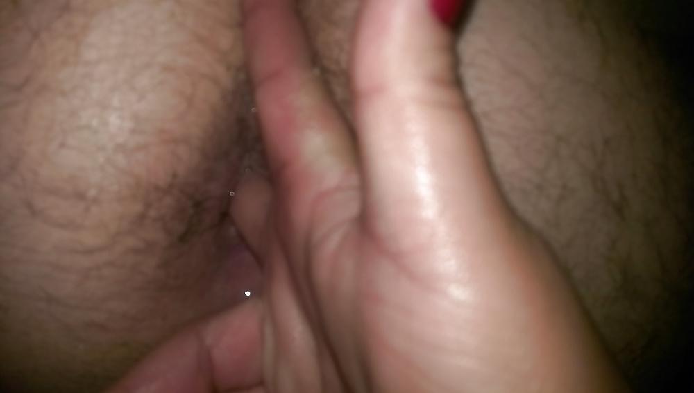 10P Fingering his ass while i milk his cock and prostate