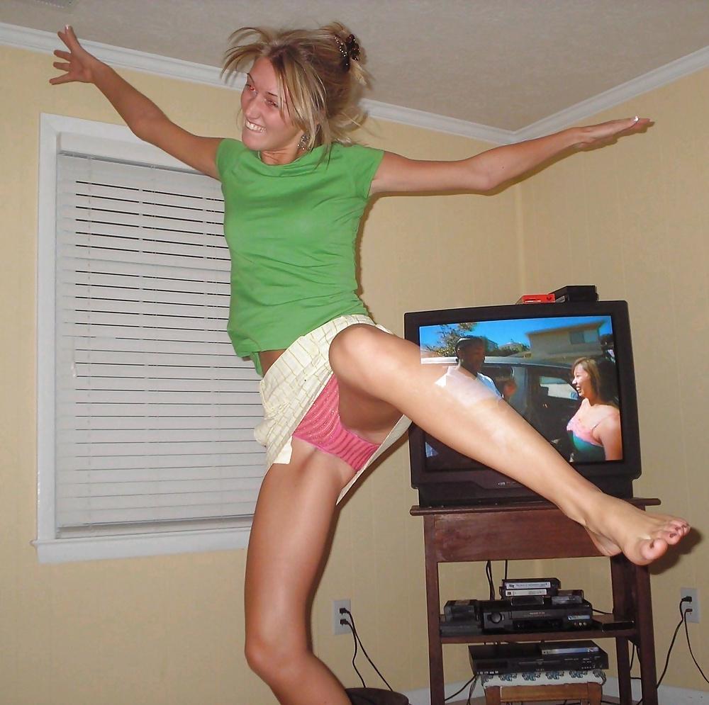 12P Public voyeur - candid panties + upskirt pussies - ass
