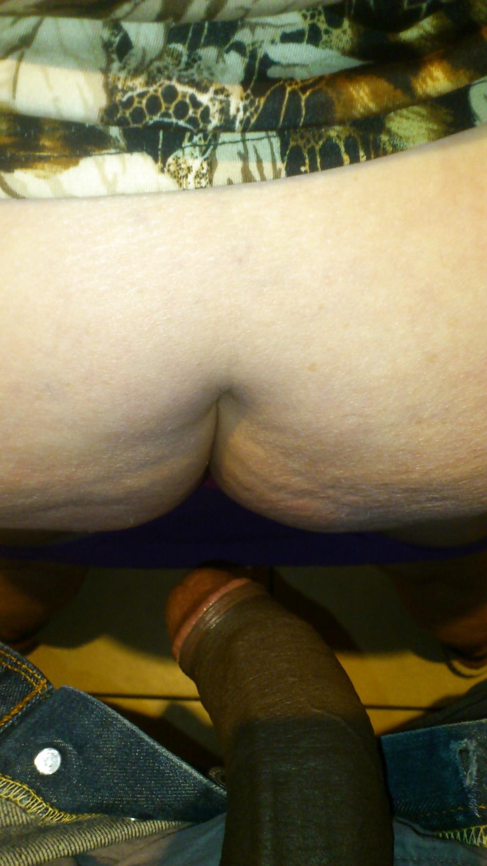 11P Grandma upskirt