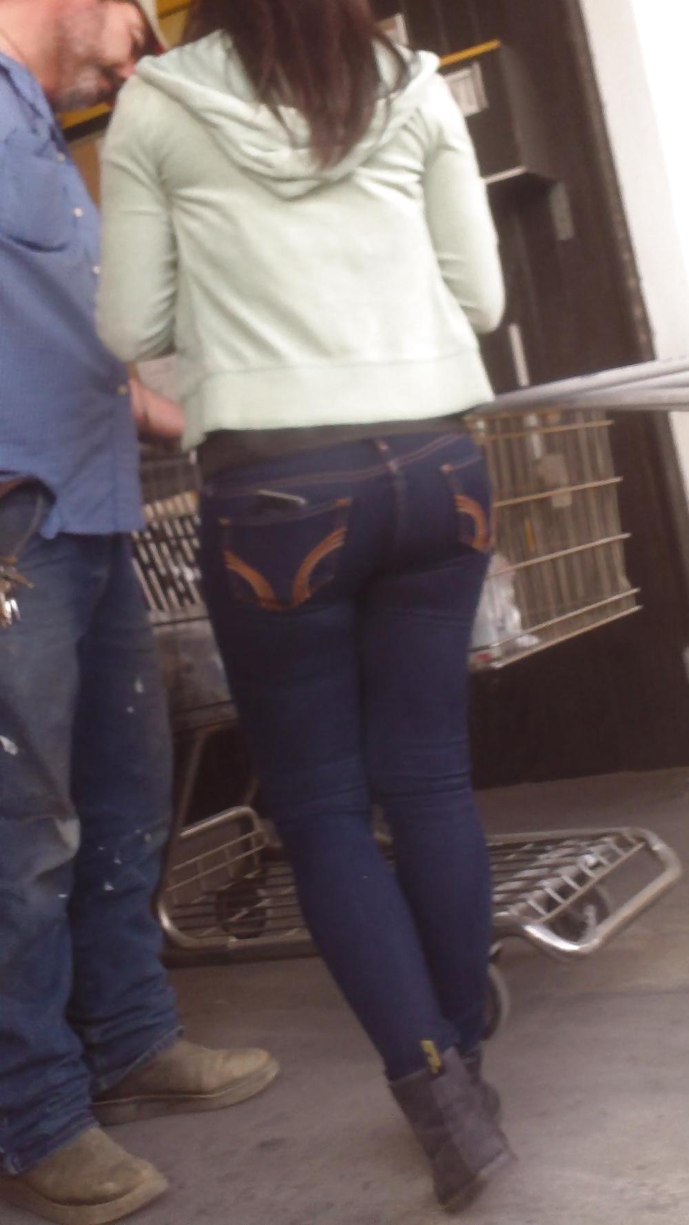 25P Popular teen girls ass & butt in jeans Part 6