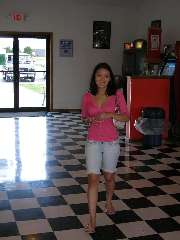 8P Tall and slim bodied Asian teen