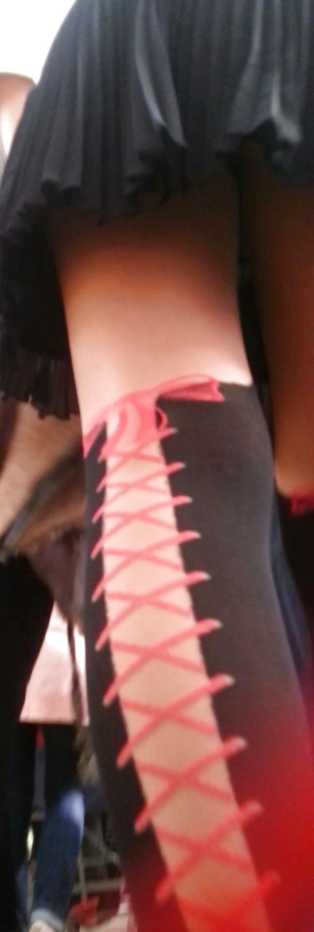 7P Spy sexy teens upskirt romanian