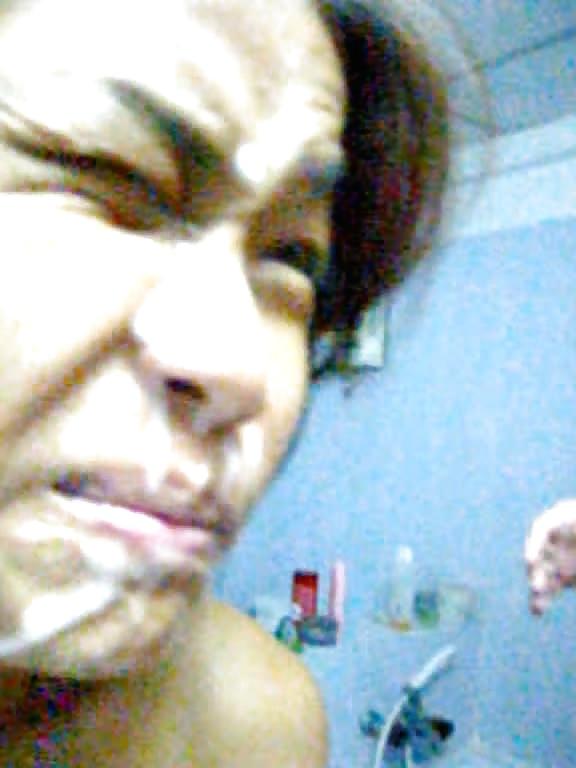 6P Cut Asian Girlfriends Face all Fucked over with Cum